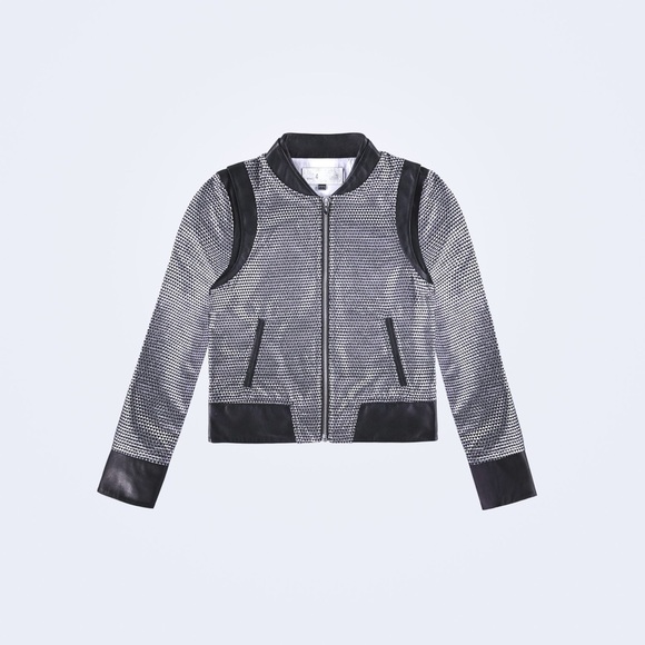 B44 The Mighty Company The Avignon Jacket in Black Size XS Color Black Silver - Picture 1 of 5